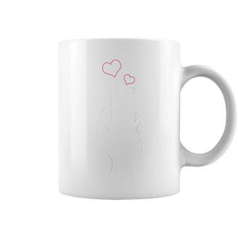 K-Pop Hand Symbol Heart K-Drama Korean Pop Music Fan Coffee Mug - Monsterry AU