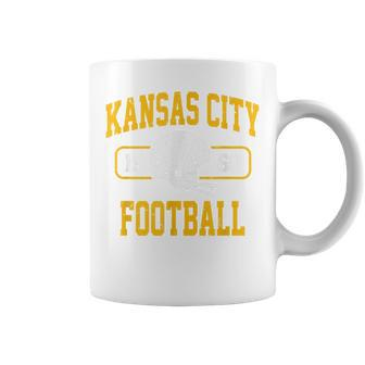 Kansas City Football Athletic Vintage Sports Team Fan Coffee Mug | Crazezy UK