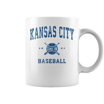 Kansas City Kc Vintage Baseball Throwback Retro Coffee Mug - Monsterry