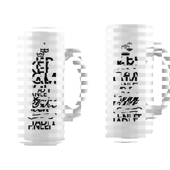 Keep Calm And Let Clarke Handle It Name Coffee Mug - Seseable