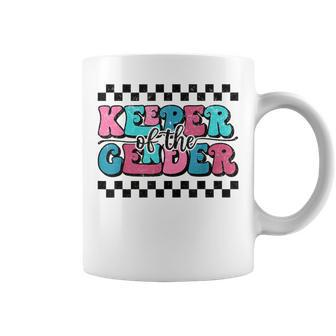 Keeper Of The Gender Cute Reveal Baby Announcement Party Coffee Mug - Monsterry CA