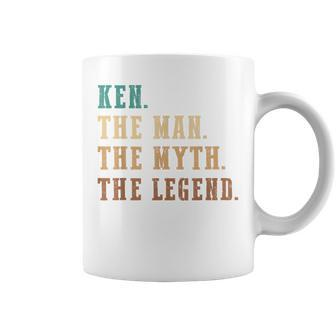 Ken The Man The Myth The Legend Personalized Ken Coffee Mug - Thegiftio UK