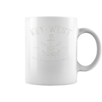 Key West Fl Rebel Pirate Boating Scuba Fishing Gear Coffee Mug - Monsterry UK