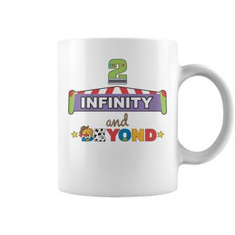 Kids Tow Infinity & Beyond Birthday 2Nd Second Birthday Coffee Mug | Crazezy CA