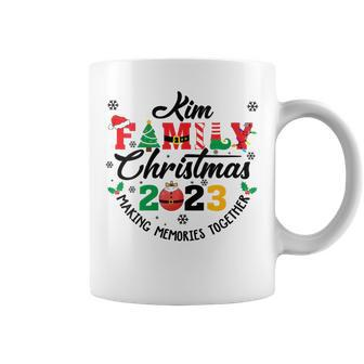 Kim Family Name Christmas Matching Surname Xmas Coffee Mug - Seseable