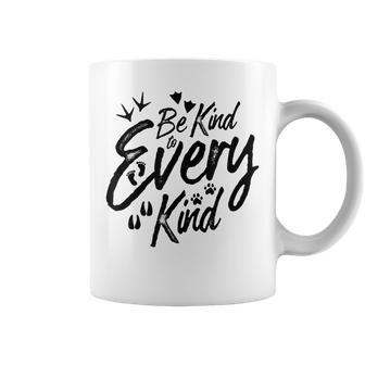 Be Kind To Every Kind Vegetarian And Animals Lover Idea Coffee Mug - Monsterry DE