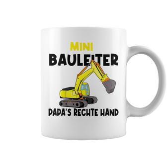 Kinder Kinder Bauherr Jungs Junge Papa's Rechte Hand Mini Bauleiter Tassen - Geschenkecke