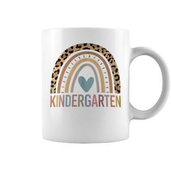 Kindergarten Rainbow Girls Boys Teacher Team Kinder Squad Coffee Mug - Monsterry