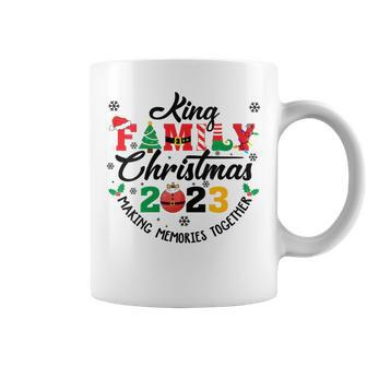 King Family Name Christmas Matching Surname Xmas Coffee Mug - Seseable