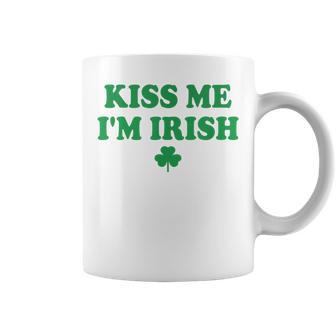 Kiss Me I'm Irish Saint Patrick Day Coffee Mug - Thegiftio UK
