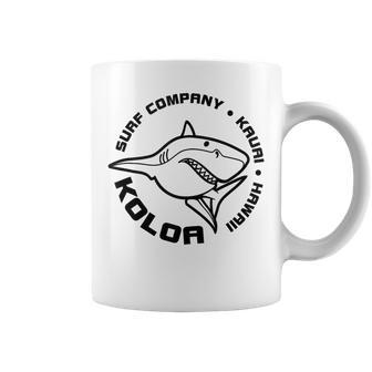 Koloa Surf Company Shark Coffee Mug - Monsterry