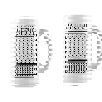 Kufiya Palestine Keffiyeh Bandera Cuello Taza de café - Regaloses