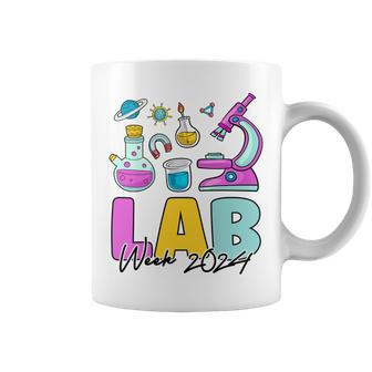 Lab Week 2024 Laboratory Tech Medical Technician Scientist Coffee Mug - Monsterry UK