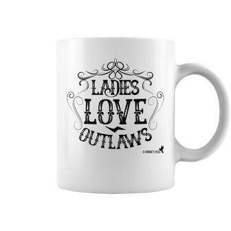Ladies Love Outlaws For Country Music Fans Coffee Mug - Monsterry