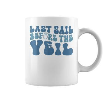 Last Sail Before The Veil Nautical Bachelorette Party Bridal Coffee Mug - Monsterry