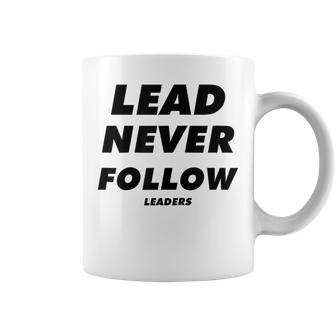Lead Never Follow Leaders Baseball Mama Coffee Mug - Monsterry AU
