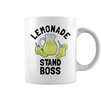 Lemon Juice Lemonade Stand Boss Coffee Mug - Monsterry