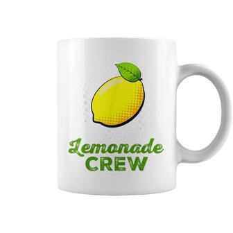 Lemonade Stand Crew And Boss Lemon Juice Summer Yellow Coffee Mug - Monsterry UK