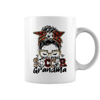 Leopard Loud And Proud Soccer Grandma Mother's Day Coffee Mug - Monsterry UK