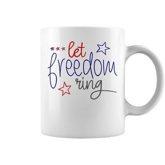 Let Freedom Ring Cool Usa Independence Day Coffee Mug - Monsterry