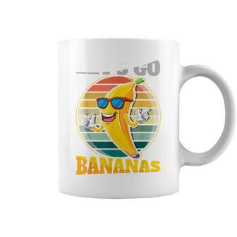 Let's Go Bananas Retro Banana Meme Banana Vintage Coffee Mug - Monsterry UK