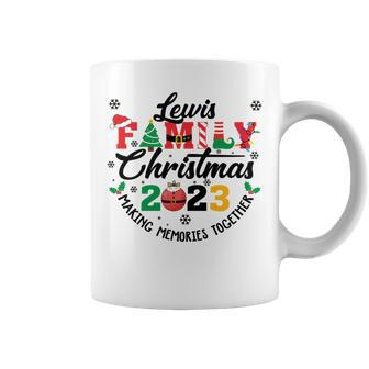 Lewis Family Name Christmas Matching Surname Xmas Coffee Mug - Seseable