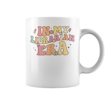 In My Librarian Era Retro Back To School Bookworm Book Lover Coffee Mug - Monsterry UK