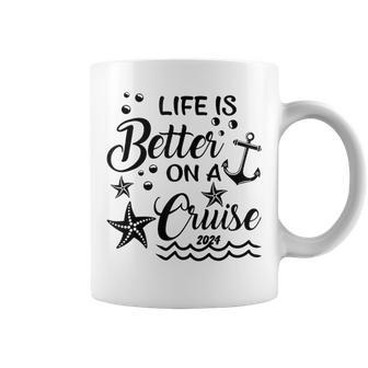 Life Is Better On A Cruise Family Vacation Trip Cruise Lover Coffee Mug - Monsterry AU