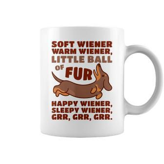 Little Ball Of Fur Soft Warm Wiener Dog Cute Dachshund Coffee Mug - Monsterry AU