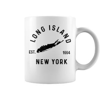 Long Island Ny Souvenir Native Long Islander Map Nyc Coffee Mug - Monsterry
