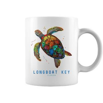 Longboat Key Fl Florida Souvenir Vintage Tribal Sea Turtle Coffee Mug - Monsterry CA