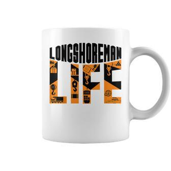 Longshoreman Life Dock Worker Laborer Dockworker Coffee Mug - Monsterry