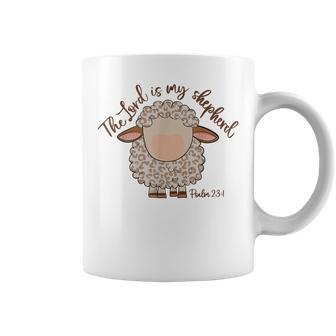 The Lord Is My Shepherd Christian Faith Bible Verse Psalm Coffee Mug - Thegiftio UK