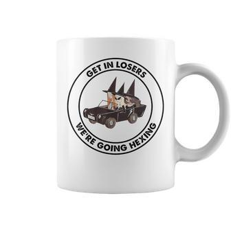 Get In Loser We're Going Hexing Apparel Coffee Mug - Monsterry