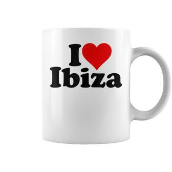 I Love Heart Ibiza España Islas Baleares Taza de café - Regaloses