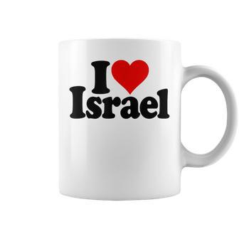I Love Heart Israel Israeli Jewish Culture Coffee Mug | Mazezy CA