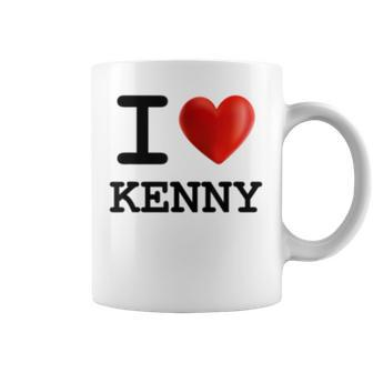 I Love Kenny Heart Name T Coffee Mug - Monsterry UK