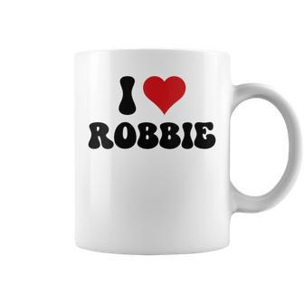 I Love Robbie I Heart Robbie Valentine's Day Coffee Mug - Seseable