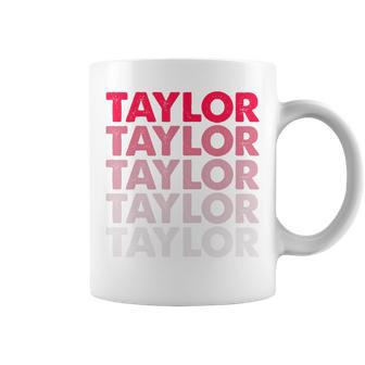 I Love Taylor Girl Prénom Vintage Taylor Tasse - Cadeauxyz