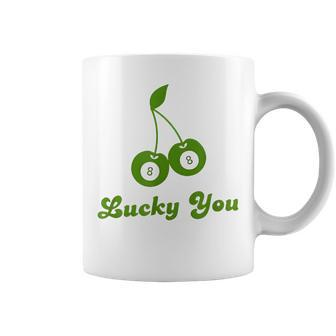 Lucky You Baby 8 Ball Cherry Baby Coffee Mug | Mazezy