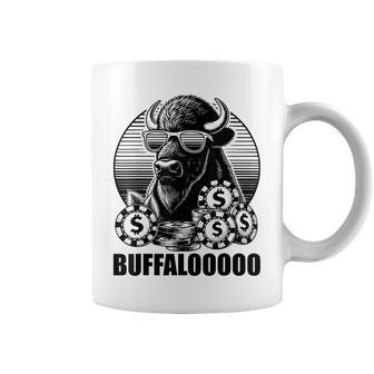 Lucky Buffalo Casino Slot Machine Buffalooooo Gambling Coffee Mug - Monsterry