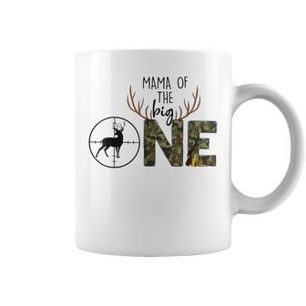 Mama Of The Big One Hunting Birthday Party Duck Deer Hunter Coffee Mug - Monsterry DE