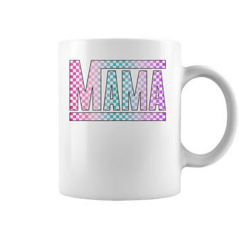 Mama Checkered Mother's Day For Mom Mother Coffee Mug | Mazezy CA