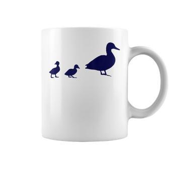 Mama Duck 2 Ducklings Animal Family B Coffee Mug - Monsterry DE