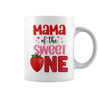 Mama Of The Sweet One Strawberry Birthday Family Party Coffee Mug - Monsterry AU