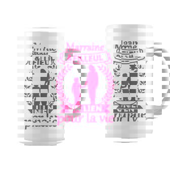 Marraine Et Filleul Un Lien Pour Laie Cadeau Baptême Tasse - Cadeauxyz