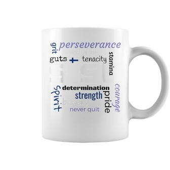 The Meaning Of Finnish Sisu Definition Word Collage Graphic Coffee Mug - Monsterry UK