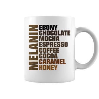 Melanin Shades Of Brown Ebony Caramel Mocha Coffee Mug - Monsterry DE