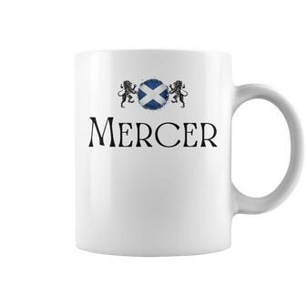 Mercer Clan Scottish Family Name Scotland Heraldry Coffee Mug - Seseable