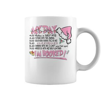 Merry Christmas My Day Schedule I’M Booked Coffee Mug - Seseable